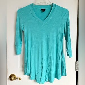 MARBLE Aqua V-Neck Tunic